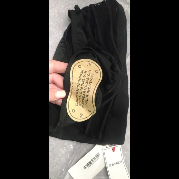 🆕️ NWT Red Dress Boutique Keep Confident Black Bikini - Picture 9 of 12